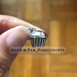 James Avery Cupcake Sterling Silver charm